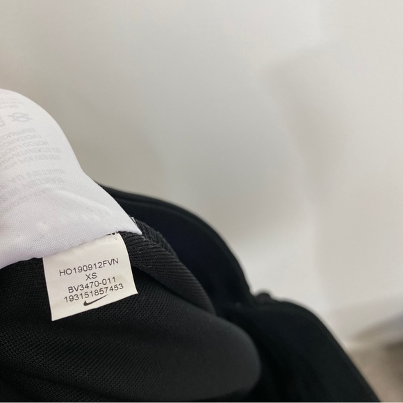 Nike XS Black Gold Side Logo Open Hem Pants‎ Track Pants - Picture 10 of 14